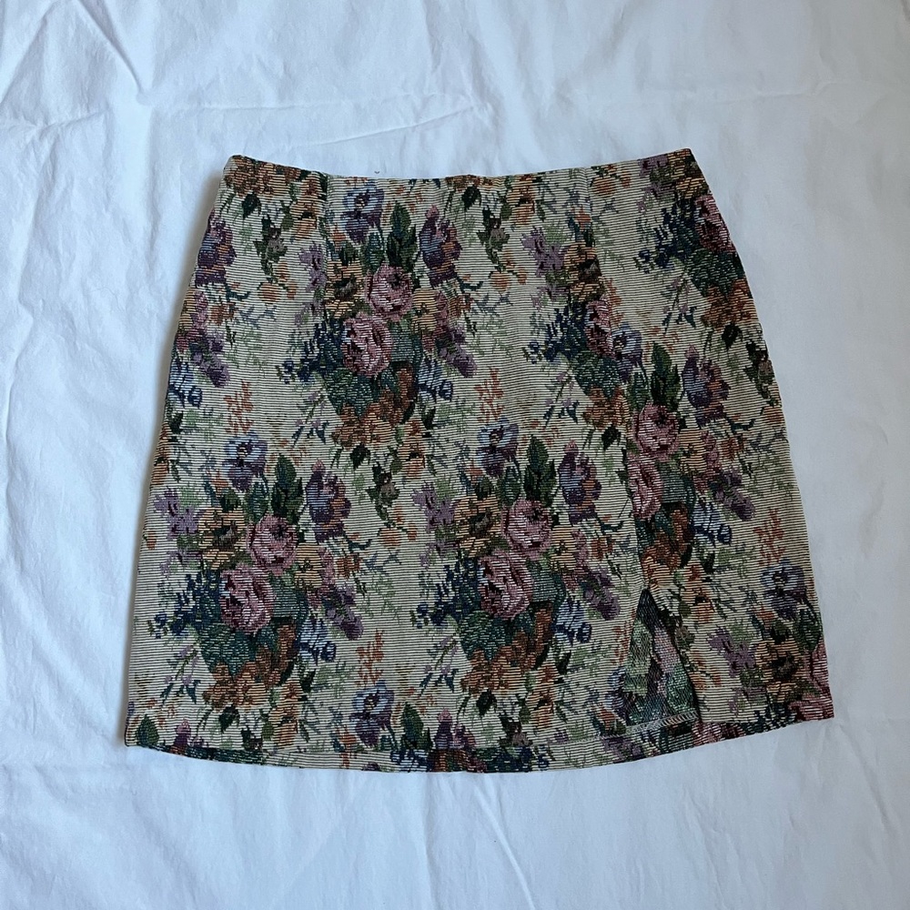 Vintage Style Floral Skirt